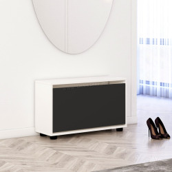 Tumba pentru incaltaminte Mobildor Leo 50x27x47 (White/Anthracite)