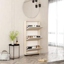 Tumba pentru incaltaminte Mobildor Leo Slim 100x125x16 (Sonoma Oak) Thumb