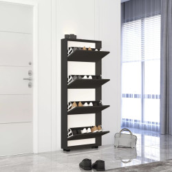 Tumba pentru incaltaminte Mobildor Leo Slim 100x164x16 (Anthracite) Thumb