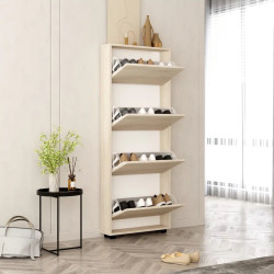 Tumba pentru incaltaminte Mobildor Leo Slim 100x164x16 (Sonoma Oak) Thumb