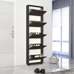 Тумба для обуви Mobildor Leo Slim 100x203x16 (Anthracite) Thumb