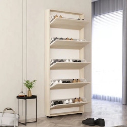 Тумба для обуви Mobildor Leo Slim 100x203x16 (Sonoma Oak) Thumb