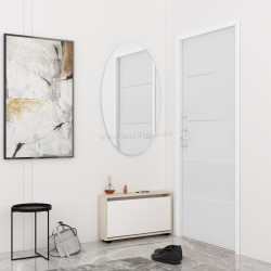 Tumba pentru incaltaminte Mobildor Leo Slim 100x47x16 (Sonoma Oak/White)