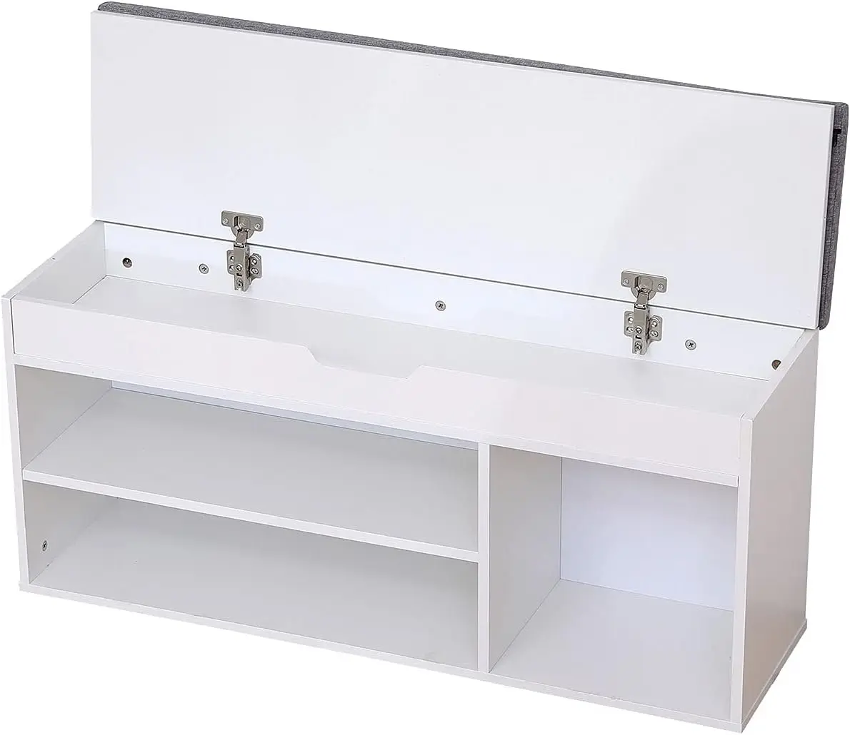 Bancheta-etajera pentru incaltaminte Modern Home WYJ-249 (White) - 3