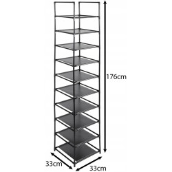 Etajera pentru incaltaminte Ruhhy 25564 (Black) Thumb