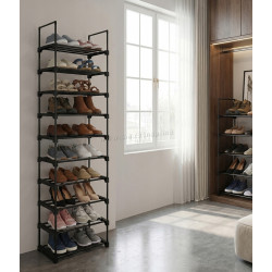 Стеллаж для обуви Ruhhy 45x30x174 (Black)