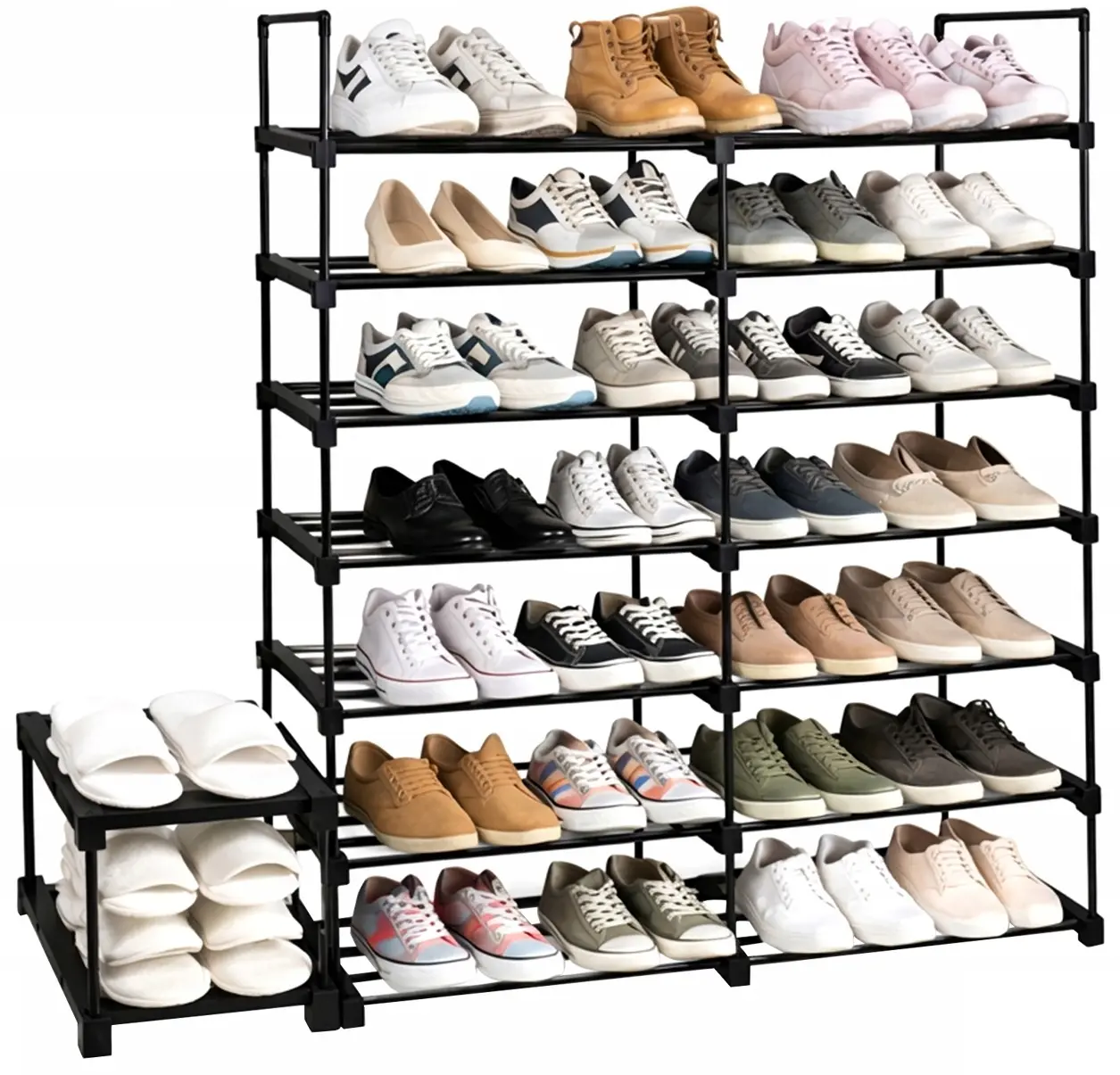 Стеллаж для обуви Ruhhy 45x30x174 (Black) - 5