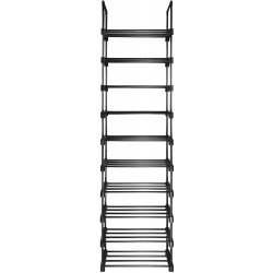 Стеллаж для обуви Ruhhy 45x30x174 (Black) Thumb