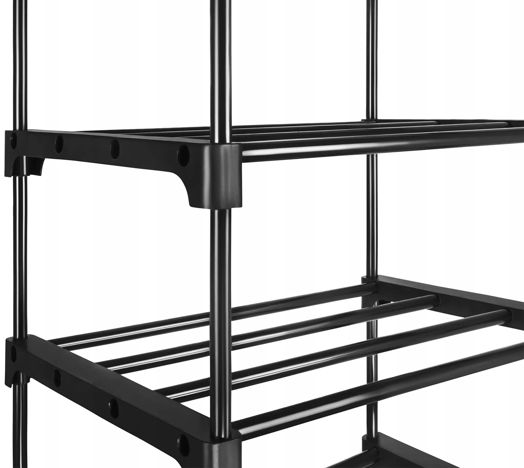 Стеллаж для обуви Ruhhy 45x30x174 (Black) - 8