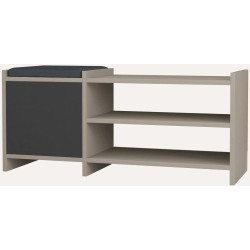 Bancheta pentru incaltaminte Showdeko Sunno (Light Mocha/Anthracite) Thumb