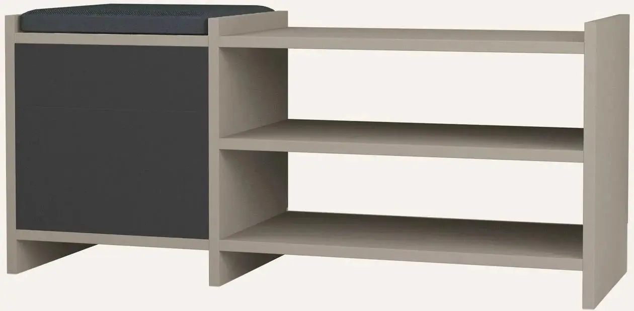 Bancheta pentru incaltaminte Showdeko Sunno (Light Mocha/Anthracite) - 3