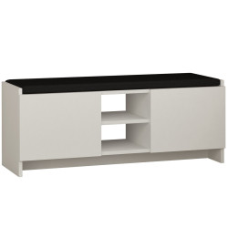 Tumba-bancheta pentru incaltaminte Showdeko Zulla (White) Thumb