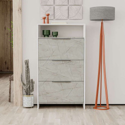 Тумба для обуви Showdeko Kaju (Grey/White)