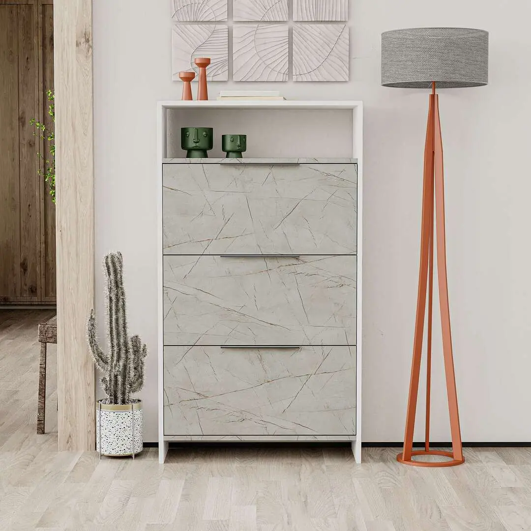 Тумба для обуви Showdeko Kaju (Grey/White)