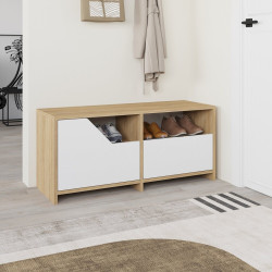 Тумба для обуви Showdeko Nexus (Oak/White) Thumb