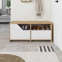 Тумба для обуви Showdeko Nexus (Oak/White)