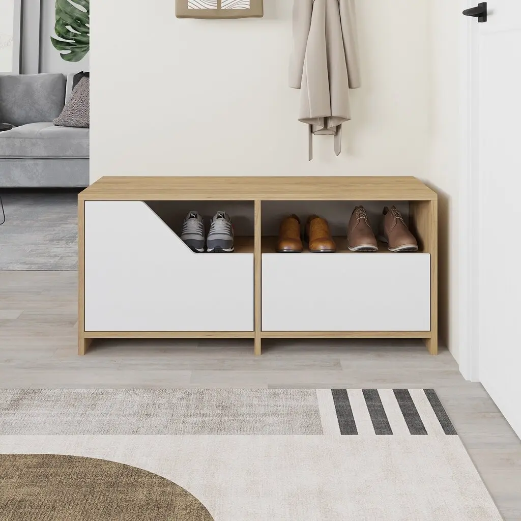 Тумба для обуви Showdeko Nexus (Oak/White)