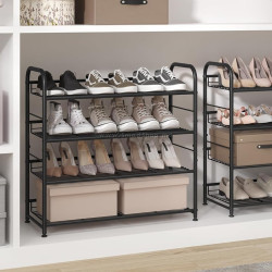 Стеллаж для обуви Songmics LMR067B01 (Black)