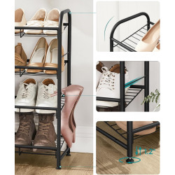 Стеллаж для обуви Songmics LMR067B01 (Black) Thumb