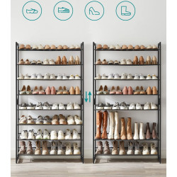 Стеллаж для обуви Songmics LMR08B (Black) Thumb