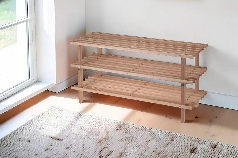 Etajera pentru incaltaminte Storage Solutions 47066 (Wood)