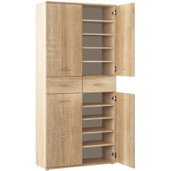 Dulap pentru incaltaminte Tempo Kondela Vilot (Sonoma Oak) Thumb