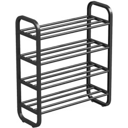 Стеллаж для обуви Tempo Kondela Ferrum (Black) Thumb