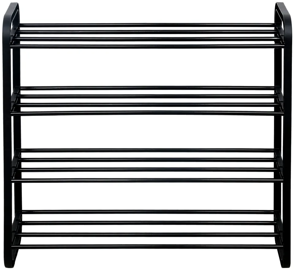 Стеллаж для обуви Tempo Kondela Ferrum (Black) - 3