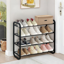 Стеллаж для обуви Tempo Kondela Ferrum (Black)