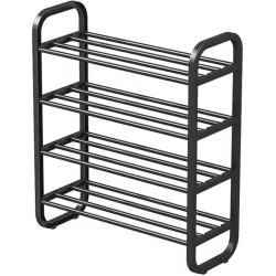 Стеллаж для обуви Tempo Kondela Ferrum (Black) Thumb