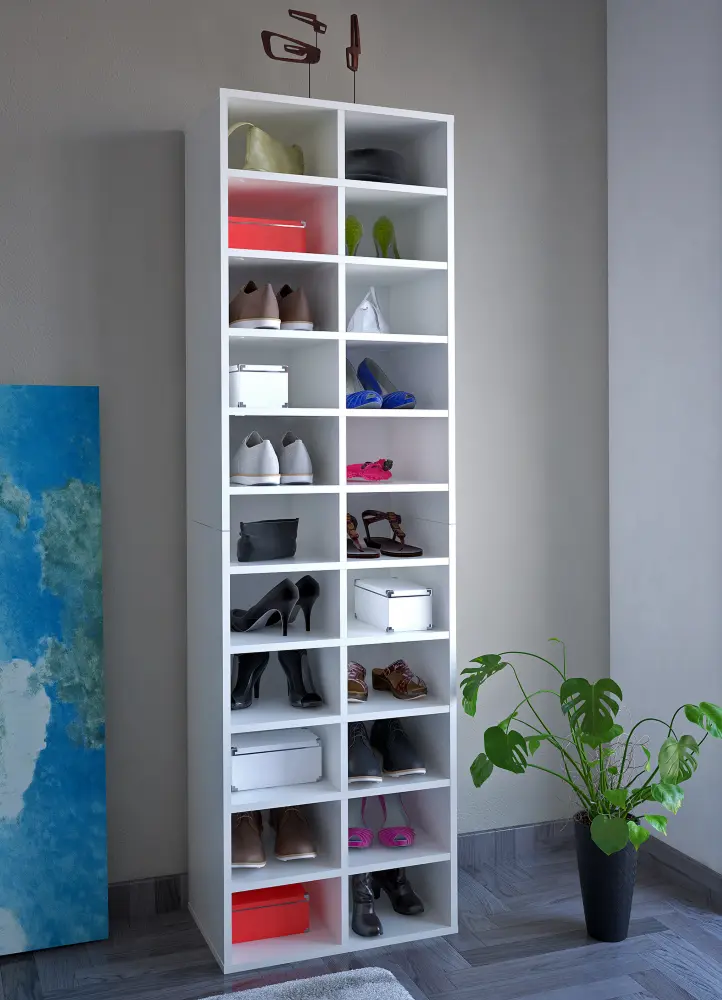 Etajera pentru incaltaminte Tempo Kondela Igno (White)