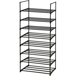 Стеллаж для обуви Tempo Kondela Laurin (Black) Thumb