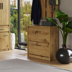 Tumba pentru incaltaminte Tempo Kondela Airon (Artisan Oak)