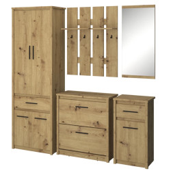 Tumba pentru incaltaminte Tempo Kondela Airon (Artisan Oak) Thumb