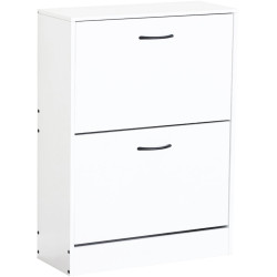 Tumba pentru incaltaminte Tempo Kondela Botnix (White) Thumb