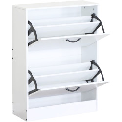 Tumba pentru incaltaminte Tempo Kondela Botnix (White) Thumb