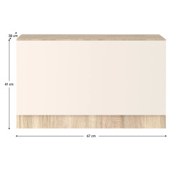 Тумба для обуви Tempo Kondela Vertio KOM1K (Sonoma Oak/Cashmere) Thumb
