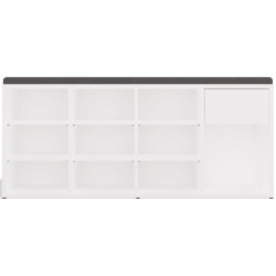 Банкетка-стеллаж для обуви TopEshop Tallin (White) Thumb