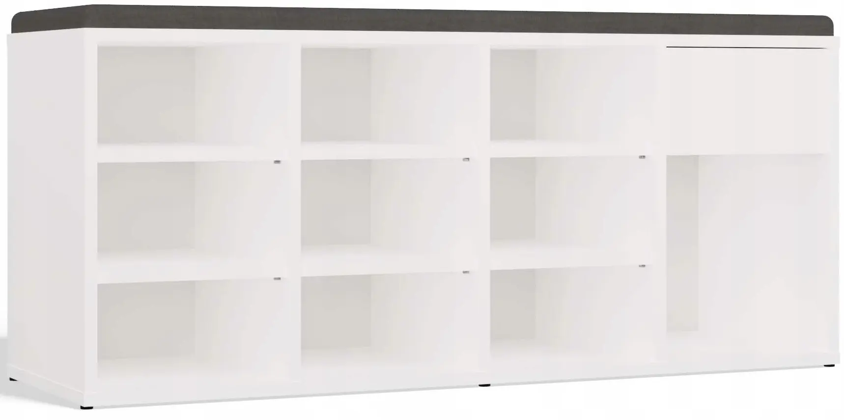 Банкетка-стеллаж для обуви TopEshop Tallin (White) - 4