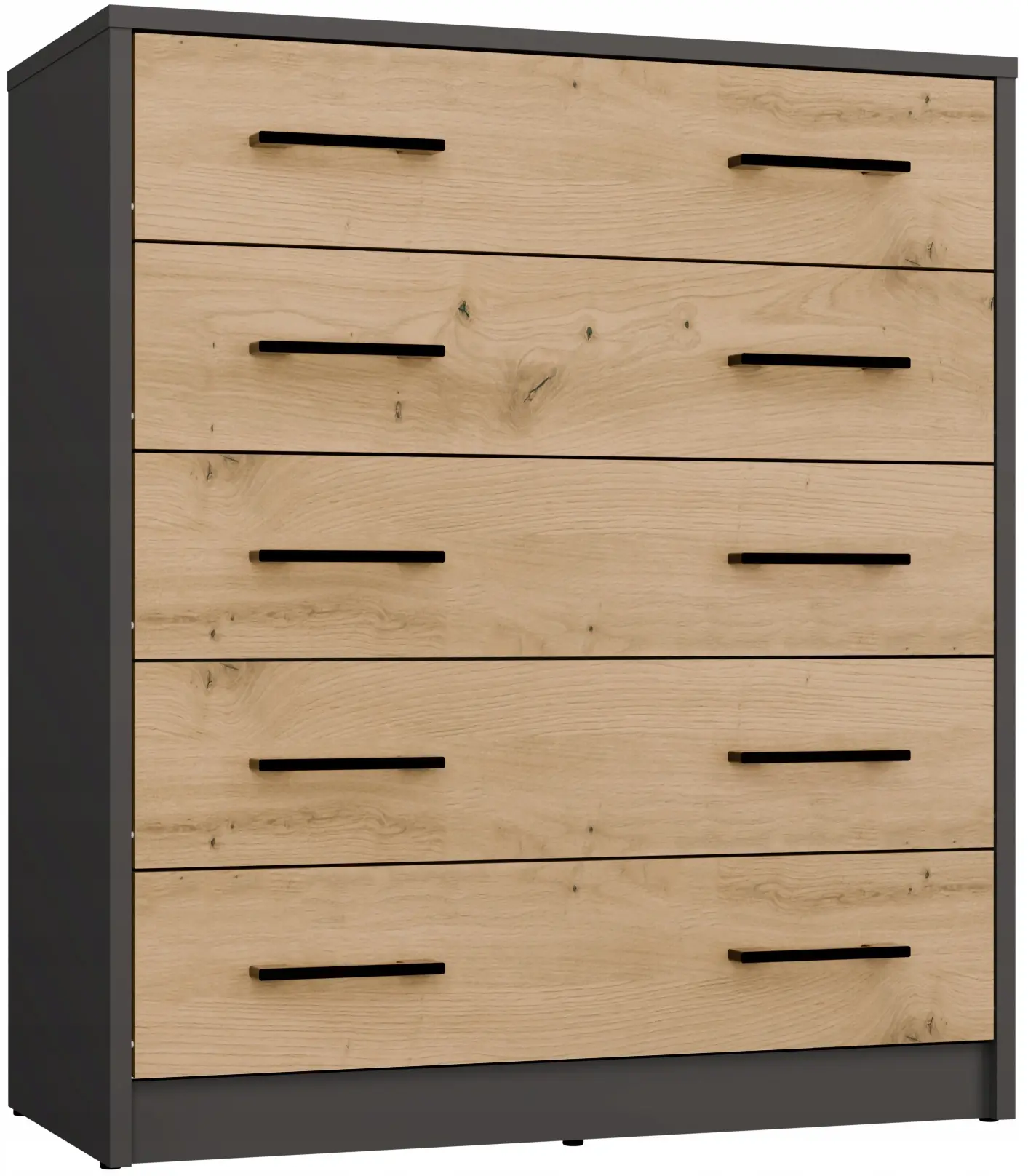 Тумба для обуви TopEshop Alex (Anthracite/Artisan Oak) - 3