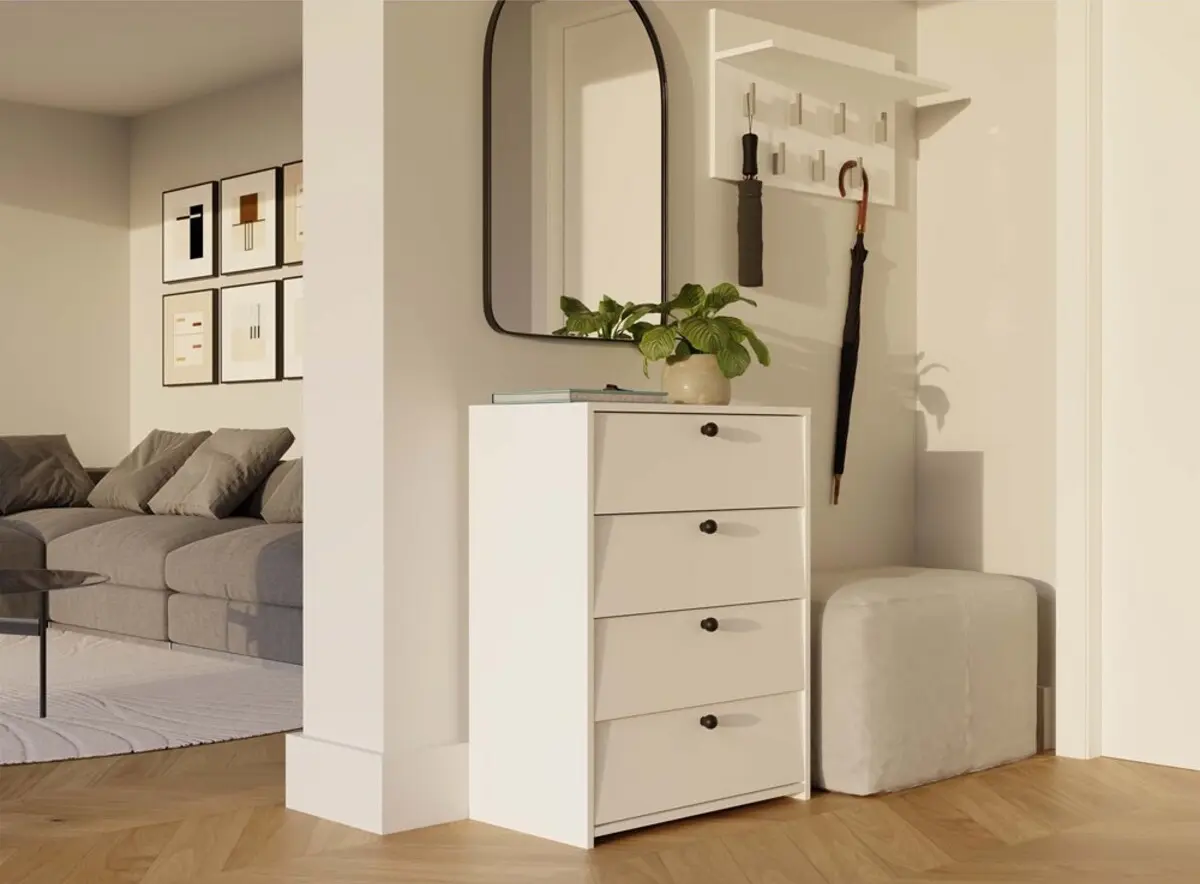 Тумба для обуви TopEshop Loka (White) - 2