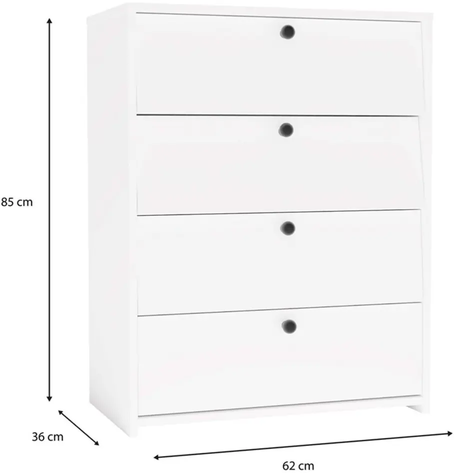 Тумба для обуви TopEshop Loka (White) - 7