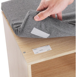 Etajera-bancheta pentru incaltaminte Vasagle LHS10NL (Oak/Grey) Thumb