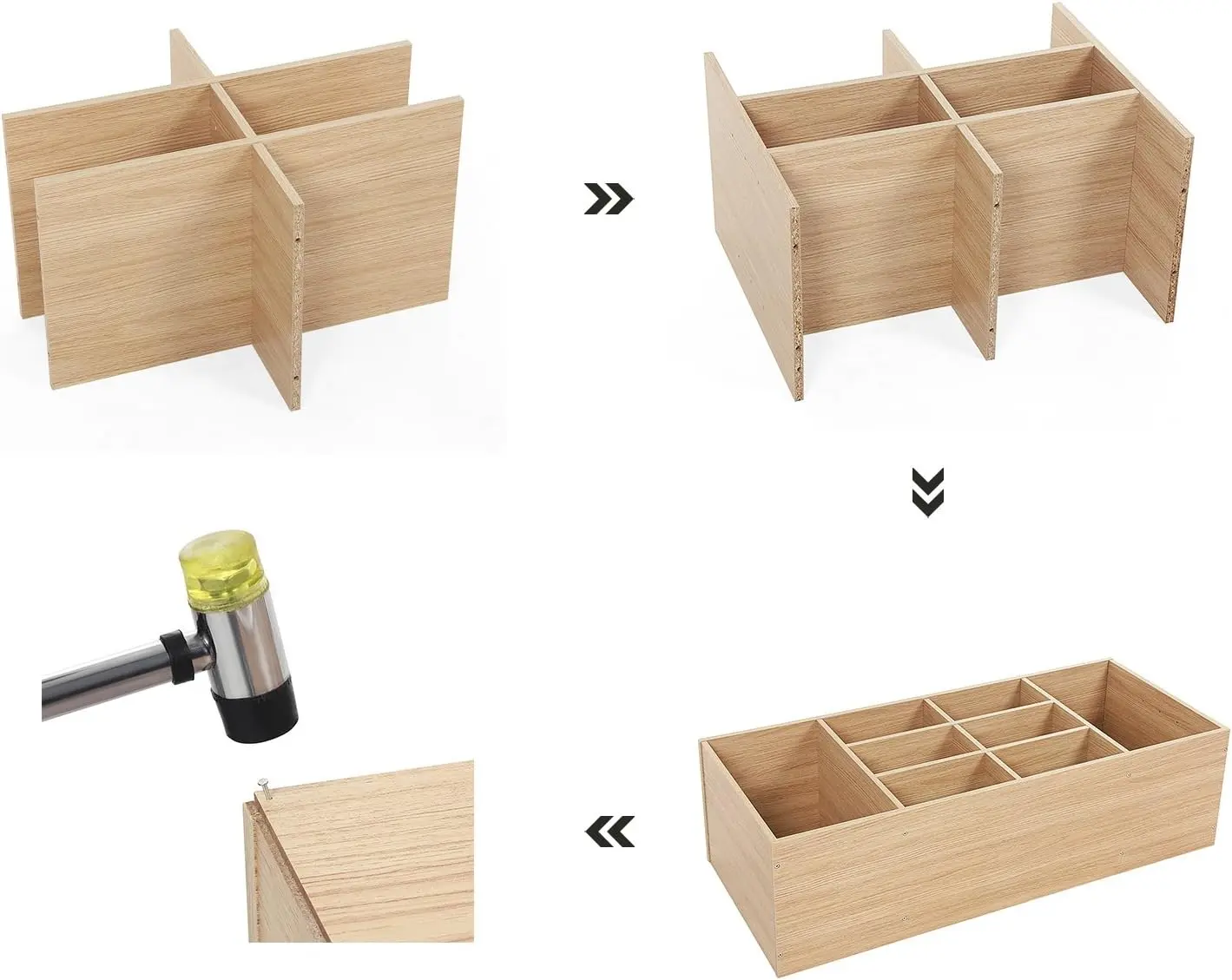 Etajera-bancheta pentru incaltaminte Vasagle LHS10NL (Oak/Grey) - 7