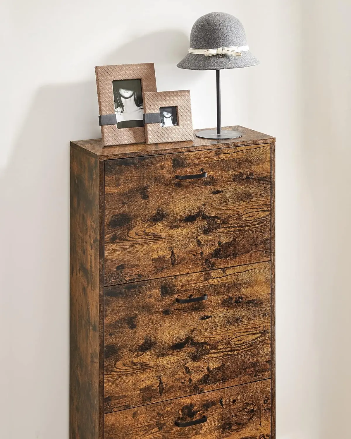 Тумба для обуви Vasagle LBC030X01 (Rustic Brown) - 4