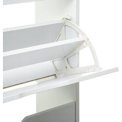 Tumba pentru incaltaminte 5Five 49898 (White) Thumb