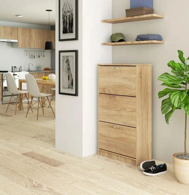 Tumba pentru incaltaminte Akord 3 (Sonoma Oak)