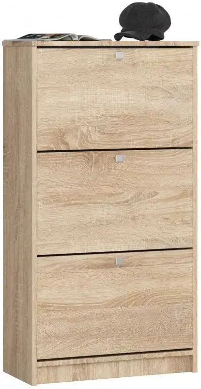 Tumba pentru incaltaminte Akord 3 (Sonoma Oak)