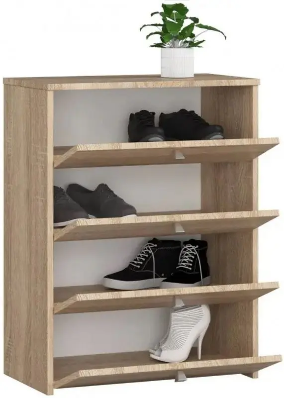 Tumba pentru incaltaminte Akord Rubin 4 (Sonoma Oak)