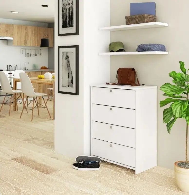 Tumba pentru incaltaminte Akord Rubin 4 (White)